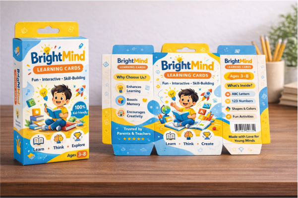 Packaging design – learning cards box
